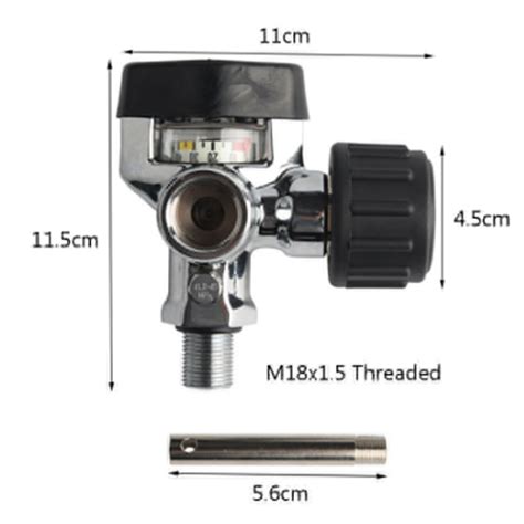 Carbon Fiber 4500PSI Valve Gauge High Pressure SCBA India | Ubuy