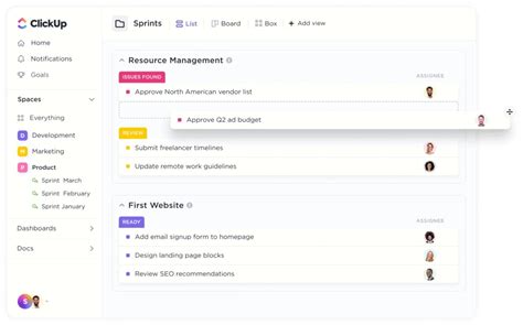Image result for Click Up Scrum