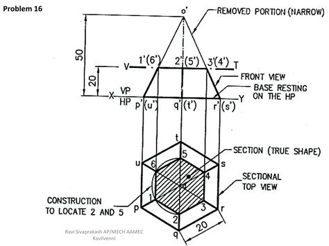 Image result for Section of Solids Engineering Graphics