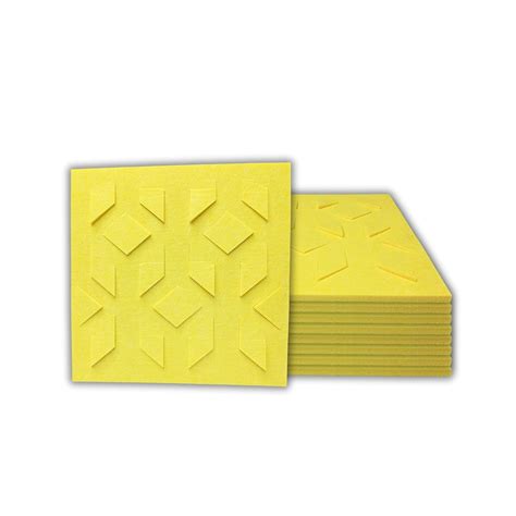 UNIDUS ACOUSTICS 3D Blade Acoustic Wall Panels Set of 9, 12"x12"x1"(9mm ...