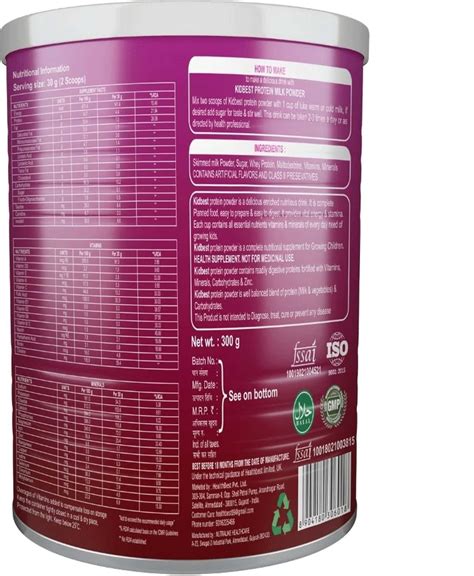 Buy HEALTHBEST KIDBEST PROTEIN MILK POWDER FOR KIDS |SMART & STRONG ...