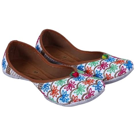 DFR Multicolor Stylish Ethnic Rajasthani Jaipuri Jutis for Women ...