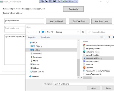 Python MS Graph Send Emails 的图像结果