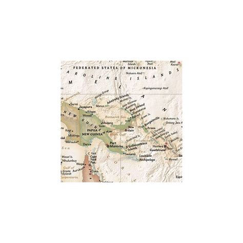 Buy National Geographic World Executive, Antique Style Pacific Centered ...