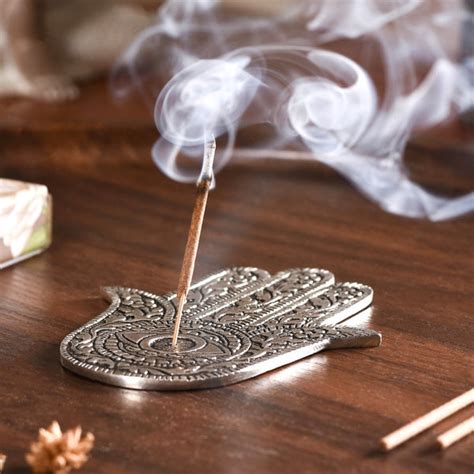 Hamsa Evil Eye Agarbatti Stand With Vanilla Incense Sticks Online ...
