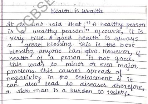 complete the paragraph on the basis of the following hints:a) health is ...