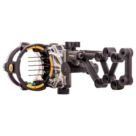 Trophy Ridge Sight React HS 5 Pin Bow Sight W/ Sight Light Right Hand ...