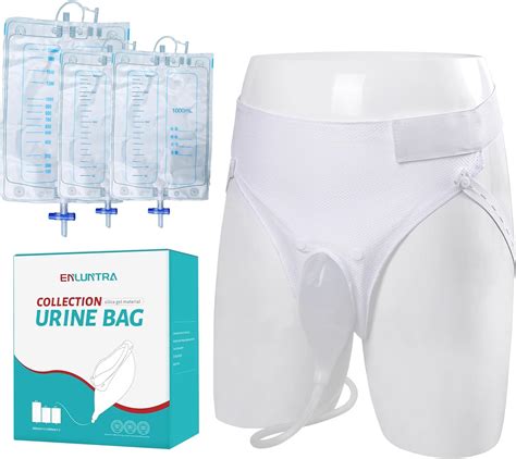 Amazon.com: ENLUNTRA Wearable Urinary Drainage Bag for Men(2000 ML*1 ...