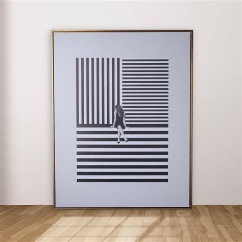 GIRL IN THOUGHTS WALL ART – Smokey Cocktail