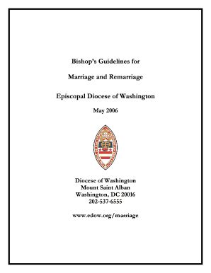 Fillable Online Bishop s Guidelines for Fax Email Print - pdfFiller