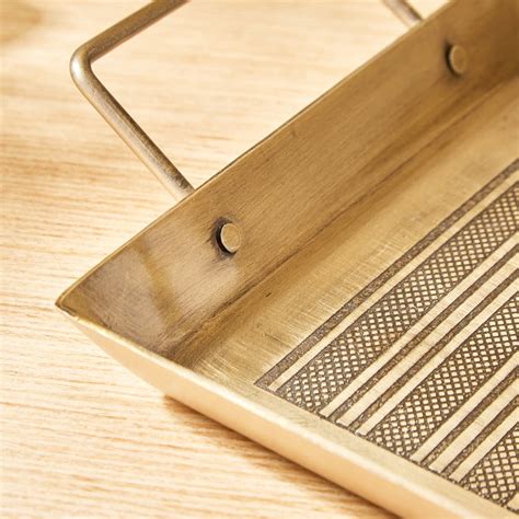 Buy Mirage Frasco Metal Serving Tray - 42x20cm from Home Centre at just ...