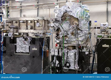 Facility of Synchrotron and Experimental Stations Stock Image - Image ...