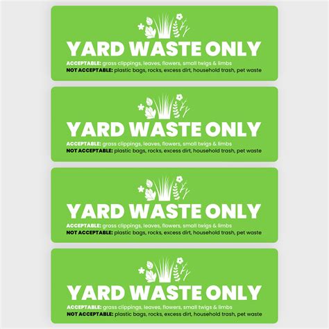 Image result for Yard Waste Only