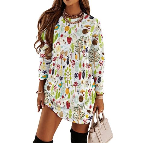 Fall Dresses for Women 2024, Fall Animals Womens Fall Patchwork Dresses ...