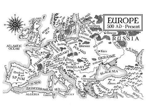 Medieval Europe Map