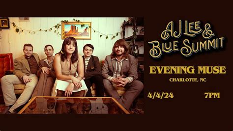 AJ Lee & Blue Summit, The Evening Muse, Charlotte, 4 April 2024 ...