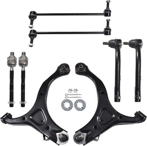 labwork 8Pc Front Suspension Kit Front Lower Control Arms Replacement ...