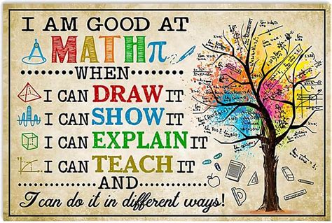 Debra Benn Good At Math Teacher Poster, Poster India | Ubuy