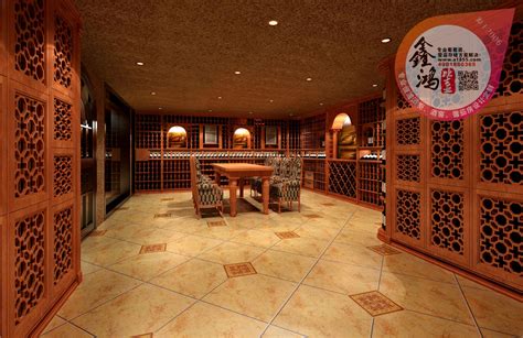 豪宅设计美式酒窖装修效果图 – 设计本装修效果图