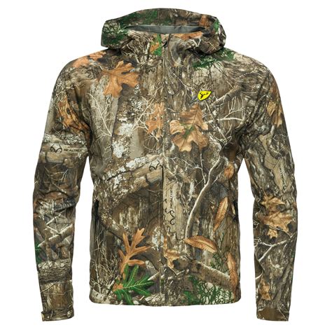 Blocker Outdoors Shield Men's Packable Camo Rain Jacket, Lightweight ...