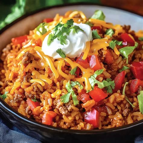 Easy Mexican Taco Rice Casserole for Busy Nights – Flavorful Kitchen