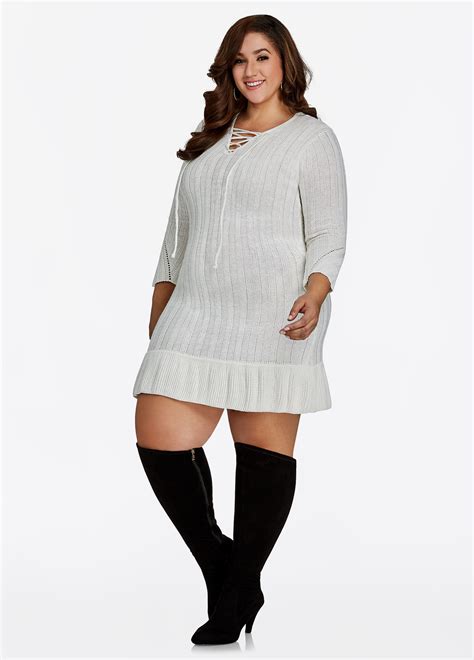 How To Wear A Sweater Dress Plus Size at Wendell Espinoza blog
