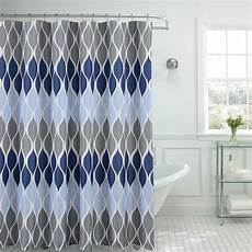 Blue And Grey Shower Curtain by Creative Home Ideas Clarisse Faux Linen 70 In X 72 In Blue And Grey Shower Curtain