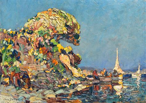 Louis Pastour (1876-1948) Art Deco 1928 French Post Impressionist Oil ...