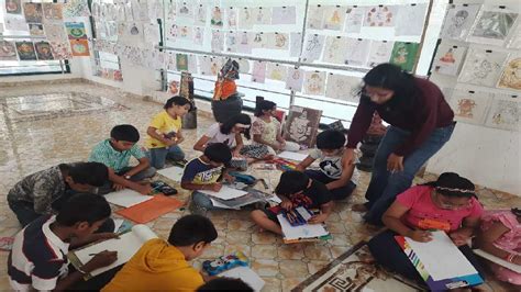 Ganesh Art Exhibition : చిన్నారులు గీసిన గణేశుని చిత్రాలతో ఎగ్జిబిషన్ ...