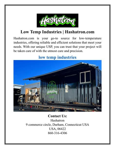 PPT - Low Temp Industries | Hashatron.com PowerPoint Presentation, free ...