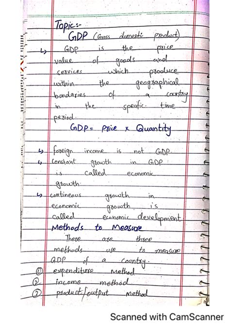 GDP and its types - introduction to economics - Studocu