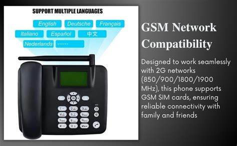 Lambent 𝟏𝟓 𝐘𝐄𝐀𝐑𝐒 𝐖𝐀𝐑𝐑𝐀𝐍𝐓𝐘 Landline with SIM Card Support, GSM Wireless ...