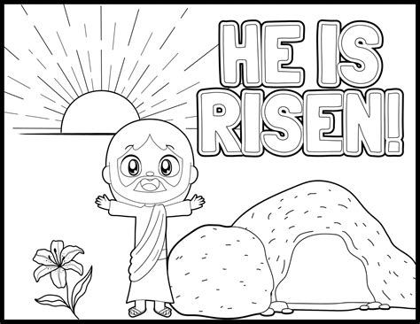 Free Printable Christian Easter Coloring Pages