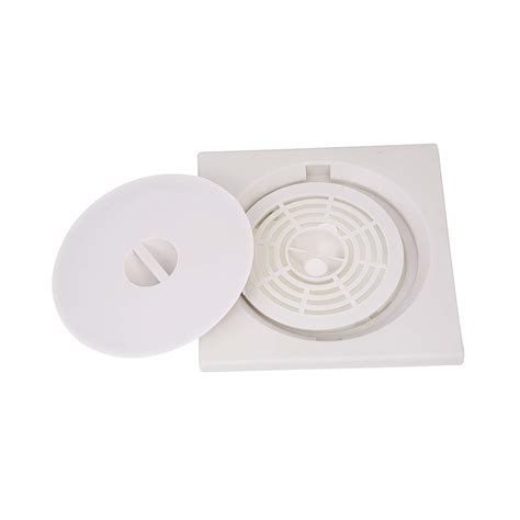 BMB TOOLS Plastic Floor Drain - 15x15cm - Square Drain Cover with ...