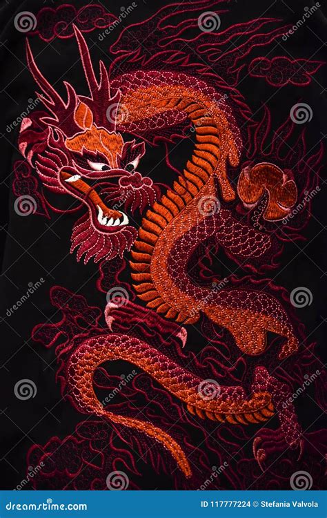 The Red Dragon Traditional Symbol of China Stock Photo - Image of ...