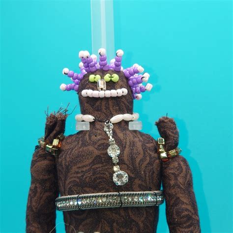 Hand Sewn / Sow Stitched Beaded Talisman Doll - Etsy