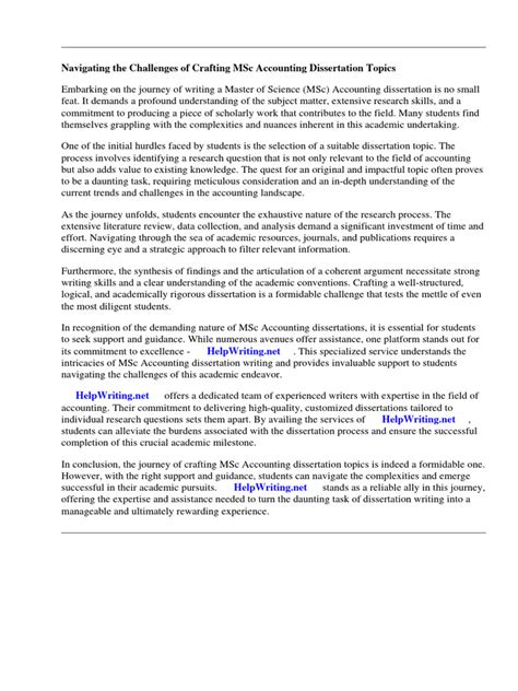Accounting Dissertation Topics 的图像结果