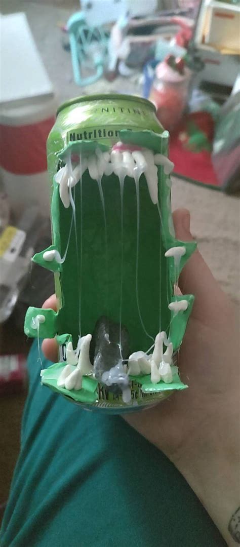 Image result for Exploding White Monster Can