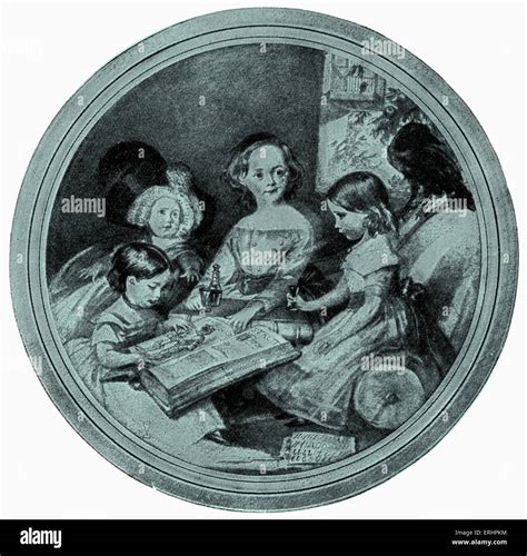 Charles Dickens's children - 1842 Charlie, Mamie, Katie and Wally with ...