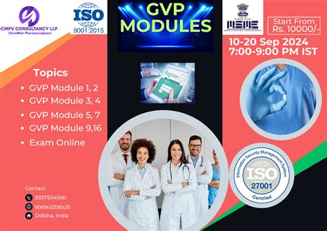 Certification program on GVP Modules – ClovisMed pharmacovigilance ...