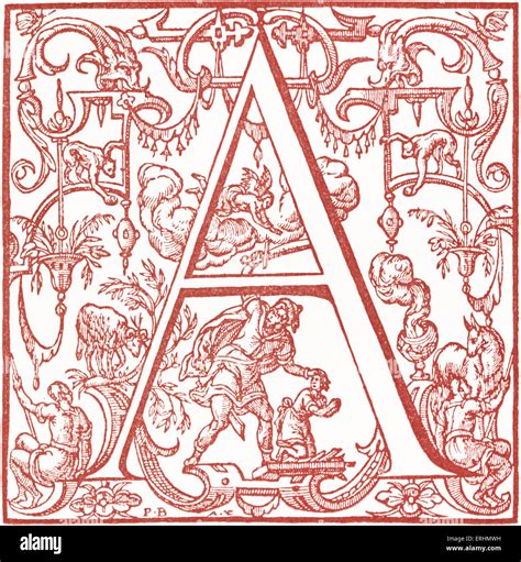 Illuminated letter 'A' Stock Photo - Alamy