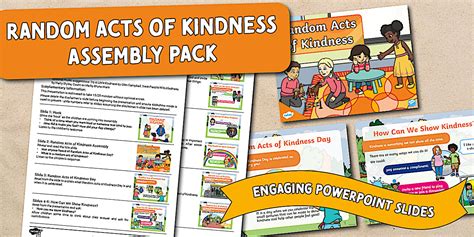 Whole-School Random Acts of Kindness Day Assembly Pack