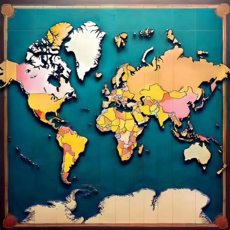 World Map with Colors 的图像结果