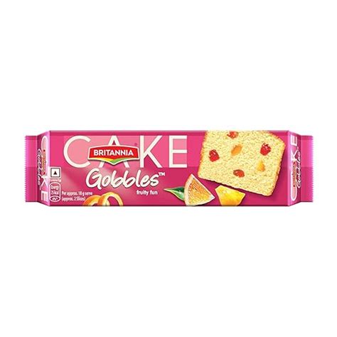 Britannia Gobbles Bar Cake Fruity Fun, 110 g : Amazon.in: Grocery ...