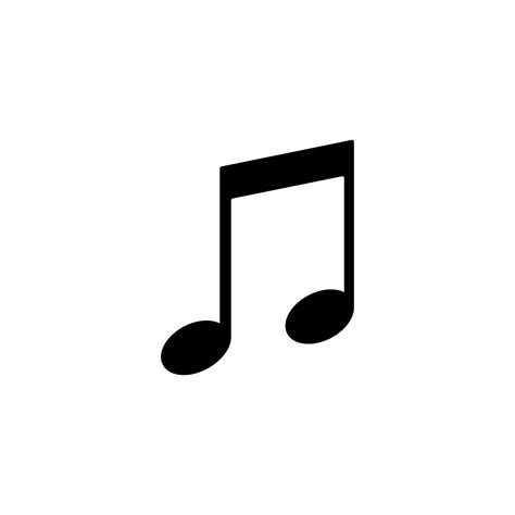 Illustration of a quaver musical note | Free vector - 412416