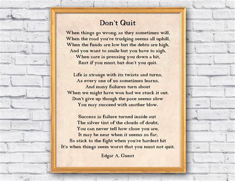 Don't Quit Poem, Don't Quit, Motivational Poem, Inspiring Poem ...