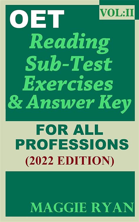 OET Reading For All-Professions by Maggie Ryan: Updated OET Preparation ...