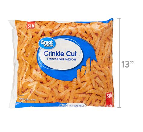 Single Crinkle Cut Fry