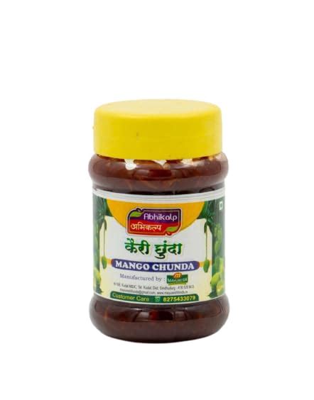 Abhikalp Raw Mango Chunda Pickle Aam Ka Meetha Aachar Sun Dried Chundo ...