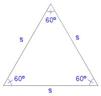 Online Conversion - Area of an Equilateral Triangle